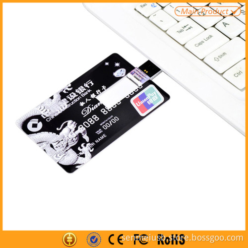 Christmas Promotional Gift 2016 Blank Credit Cards Usb Flash Drive